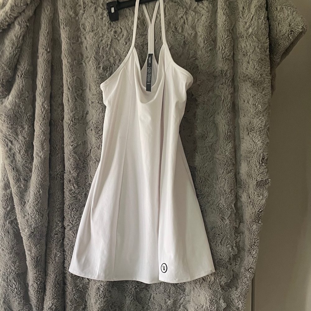Vuori White Strappy Athletic Dress XL